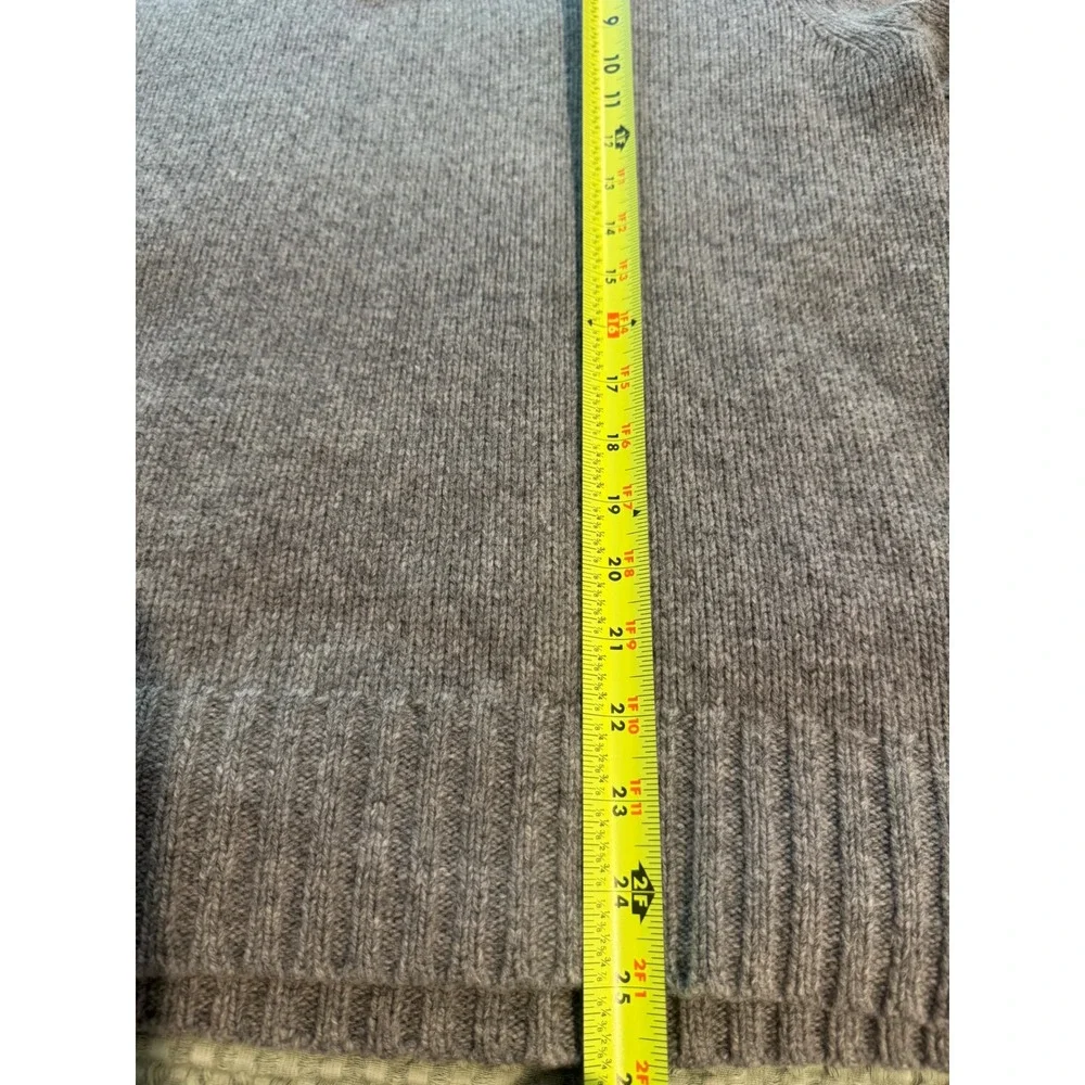 Banana Republic Mens Gray Wool Cashmere Angora Shawl Collar Sweater Small. EUC